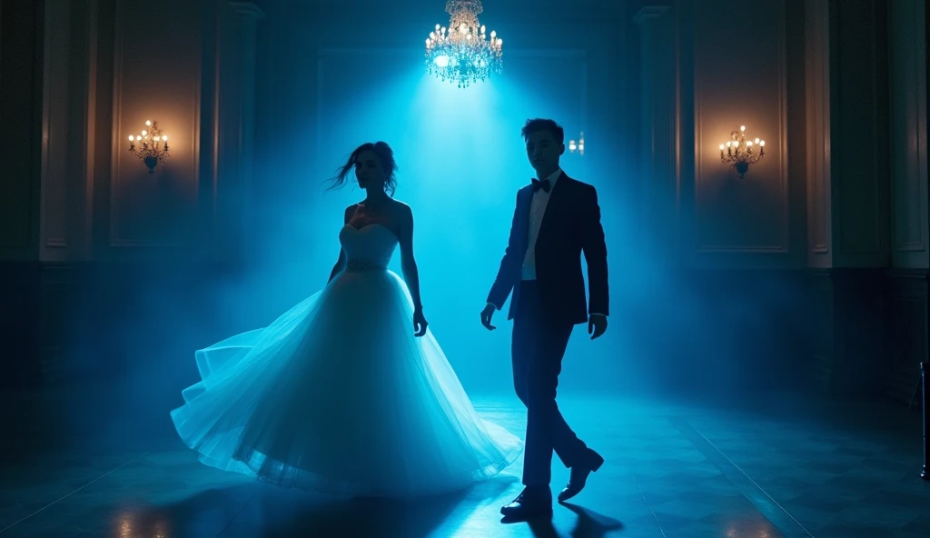 damon salvatore and taylor swift dancing in a ball room