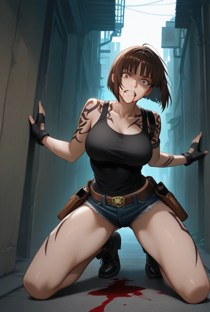(((age rave girl))) (((being possessed by large worm))) (((coming inside her mouth))) ((Eyes wide open)) ((Open mouth)) ((palms against the wall)) ((soaked skin)) ((long silky hair)) ((Pained expression)) (dark alley)) ((Twitching body)) ((Looking up)) ((Hot)) ((Weak knees)) (hard nipples)) ((slutty tattoo)) ((spread legs)) ((unconscious)) ((lying on the floor)) ((choaking)) night time. Dim lights. Raised abdomen. Bushy pubic hair. Vagina. Chocker. Sexy makeup. Tanktop and short skirt, dominant pose, sexy dominant pose, amazing professional picture, tight attire, casual pose, sexy pose, seductive and powerful,long high heels pumps in,big ,(low Angle), dark skin, slim body, small. Small . Ring earings. Pierced nipples. Colorful clothing, Teenl, sexy body, tentacles, zombie walk, twitching body, infected, big , sexy body, torn clothes, dislocated female head, standing up, parasite