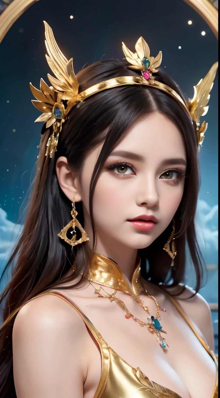 Masterpiece, Highest Quality, Ultra-Detailed, Hyper-Real, ((seiya)), a woman,Perfect Face, FOTO FRONTAL, cinematic lighthing, full body, (Realistic), (home)