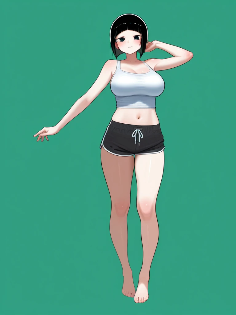Black shorts、T-back shorts