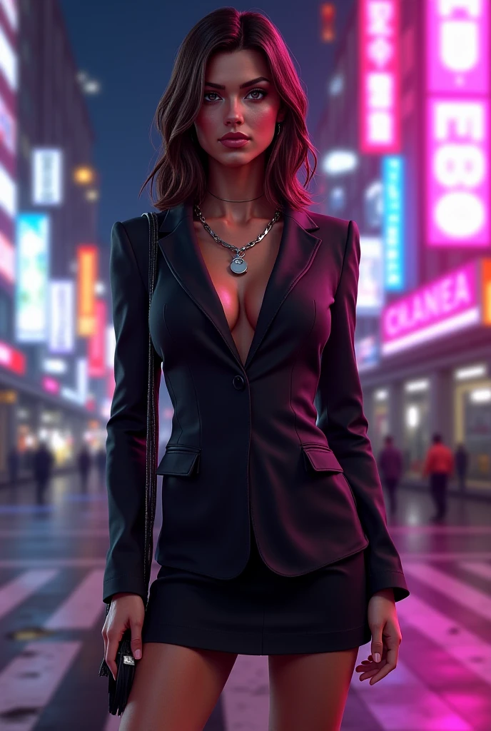 Stylish clothes for a female online character in GTA online 