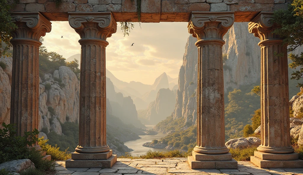 3 pillars , It&#39;s for a book cover