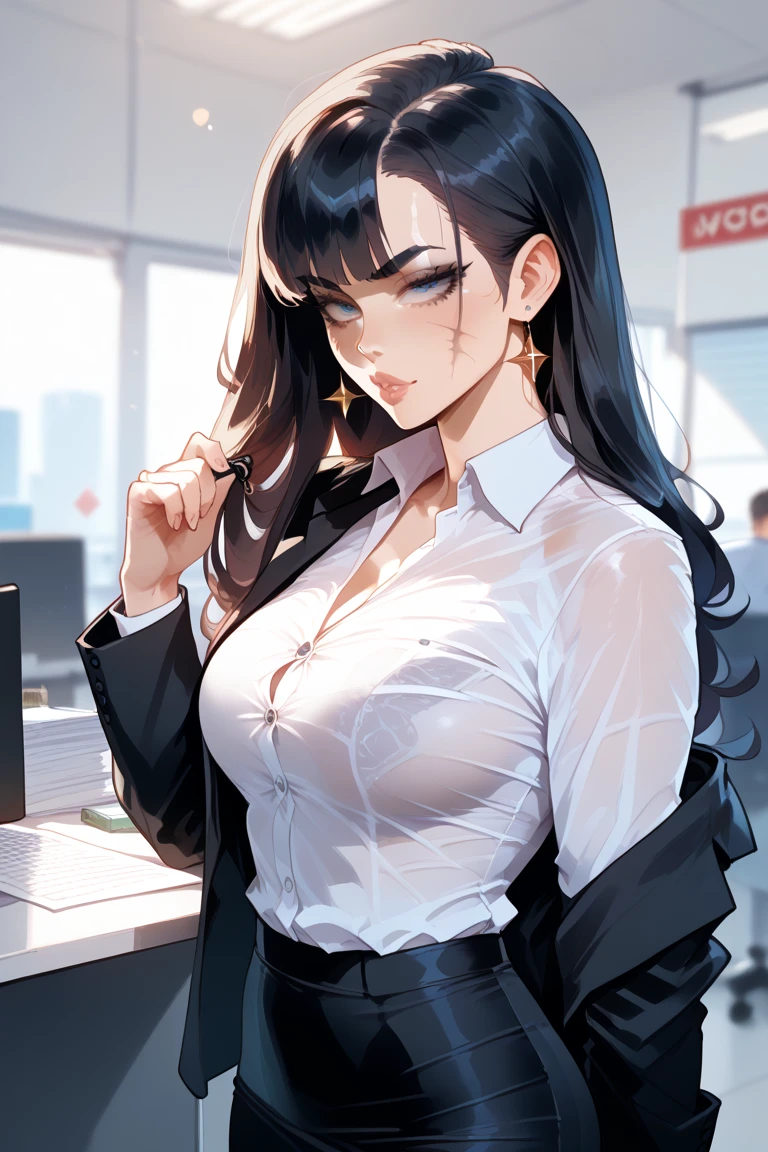 Miko sexy,short skirt,highr,slenderness,slim,Vest line,鎖骨,big breasts exposed cleavage,jk,with a good figure