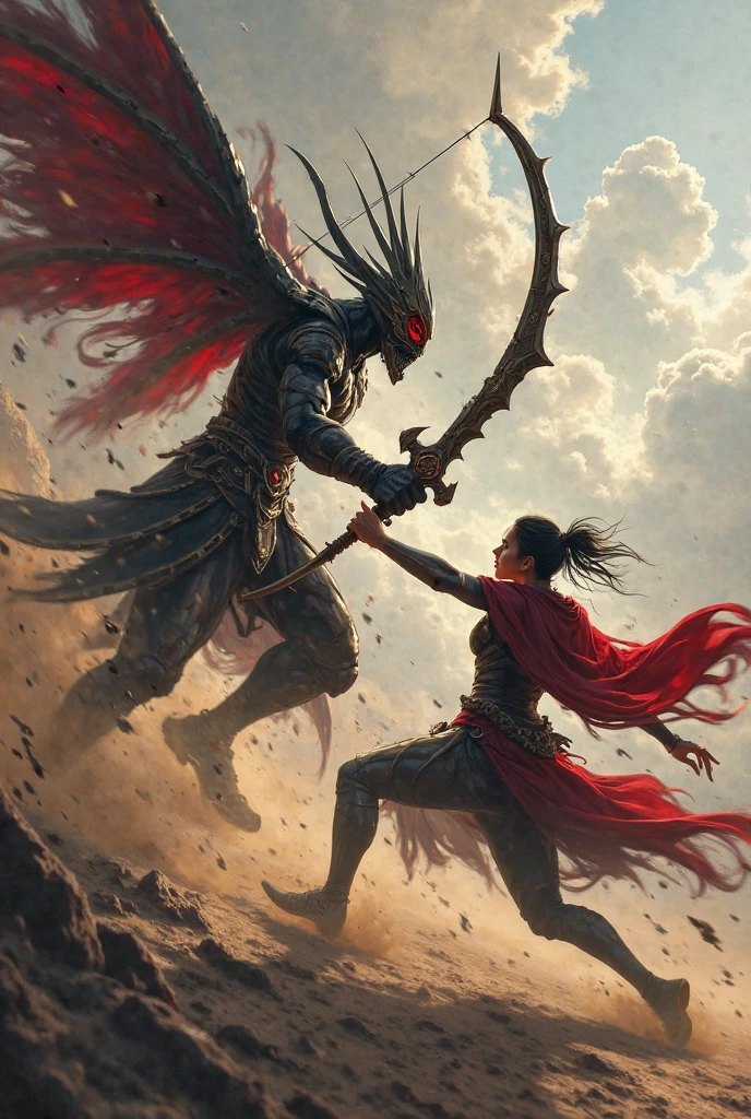 1 homem (ikki da obra saint seya), com armadura, (kentaro miura manga art style),arte oficial altamente detalhada, Camada de anime,Anime Visual, Arte Oficial, Obra-prima do anime,