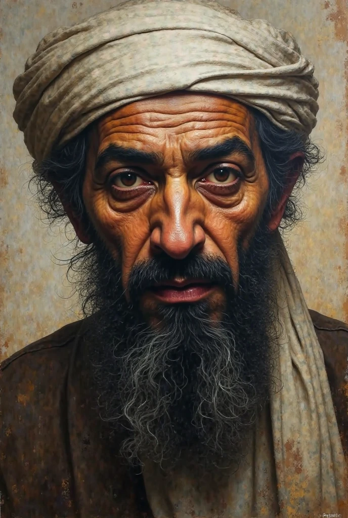 Portrait of osama binladen