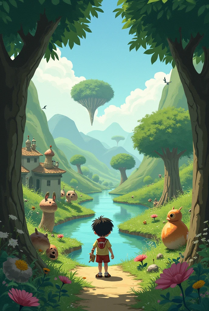 Turn the pic into ghilbi art