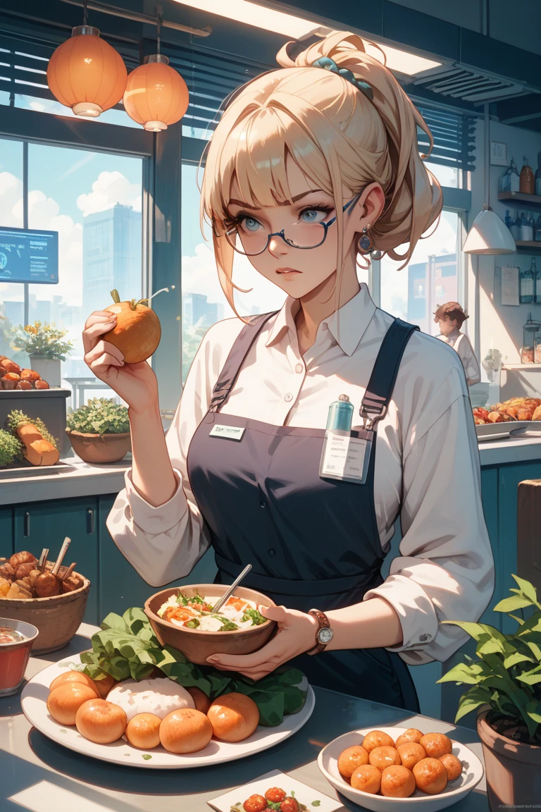 A vegetarian, jealous, materialistic, and mischievous female scientist