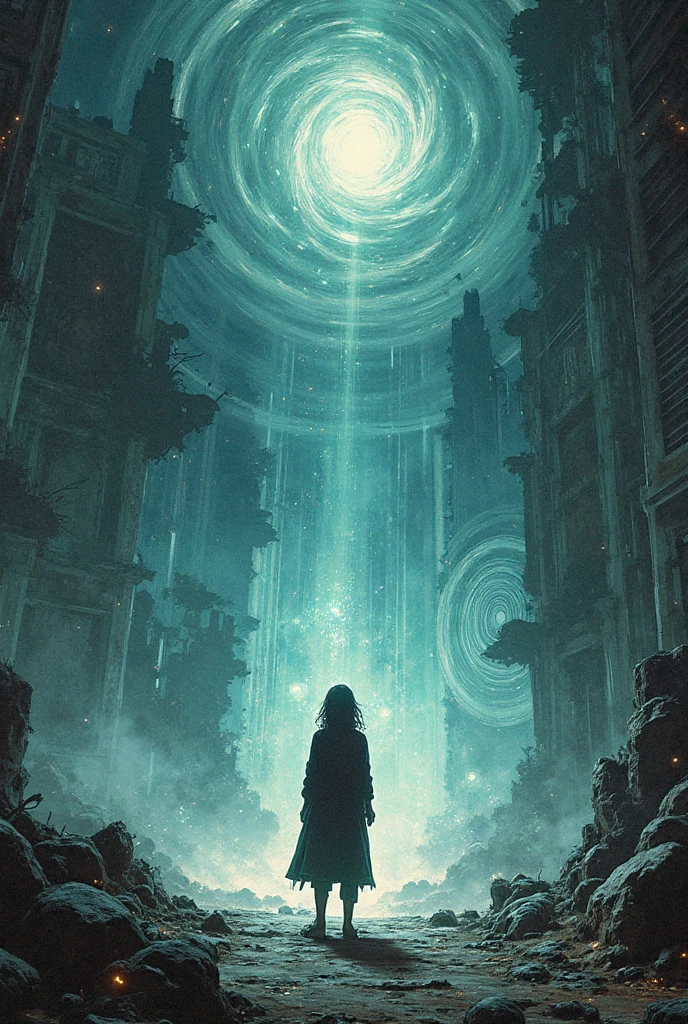 make a manga cover with the title Echoes of the Forgotten