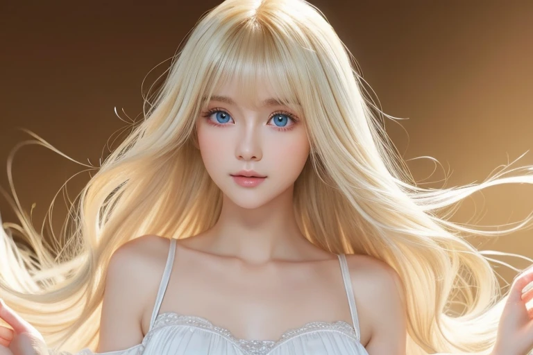 masterpiece, highest quality, Super detailed, figure,, One girl, blonde,