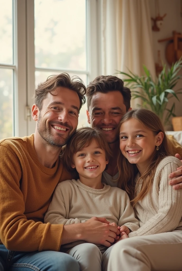 Gay dads with twin daughters