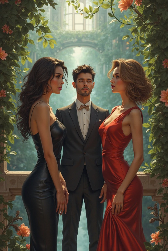 Two womens and one man 