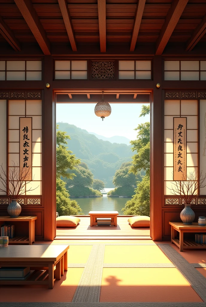 Interior view of a Joseon Dynasty hanok