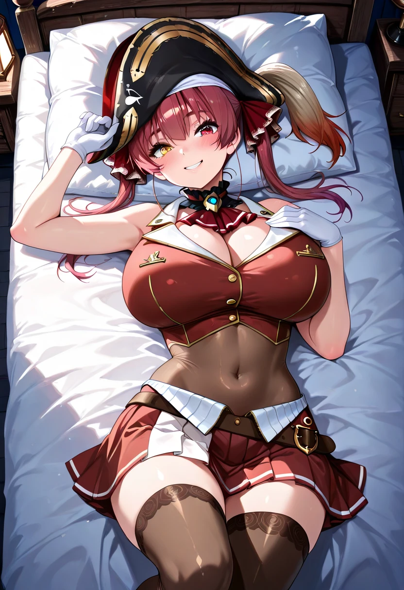 A Female mature robot loves herself. she wears nothing. Her Brown very short pigtails is tied with two big red clothespins, masterpiece, mature, android, blue eyes, full body, Height: 160cm, flushed cheeks, sweat bucket. full body shot, floating hair, looking straight. Her smile is complete. pov, kiss, peck lips, round lip sthick lips incoming, missionary inserted.