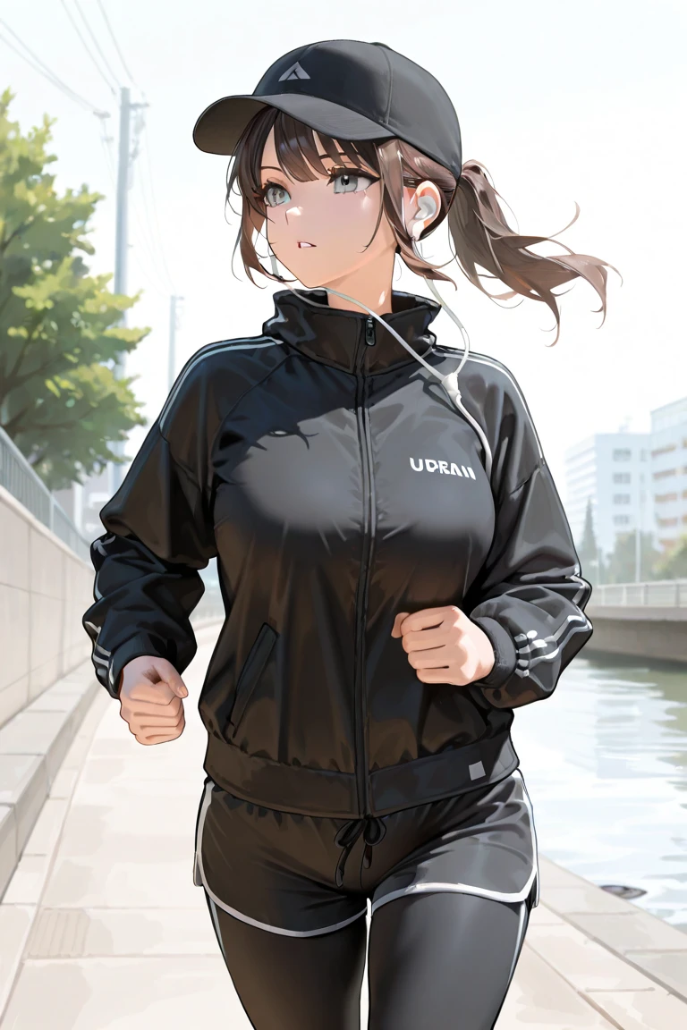 (must be follow these prompts:2.2),masterpiece,best quality,extremely detailed,(in her clothing:3.5),(in her track suit clothing:3.6),(adorable expression:2.6),(usual face:2.6),(childish face:2.4),(displayed one girl on single picture:2.6),(black hair:2.1),(A bright high school girl with a very innocent impression practicing in an unfashionable jersey.:2.6),(The high school girl is a highly anticipated athlete.:2.5),(The high school girl looks very cute, but she wears her semen-soaked tracksuit jacket and pants until they dry out and become shiny.:1.4),(The tracksuit pants worn by the high school girl have a bulge around the pubic mound.:1.8),(The lower half of the high school girl's body, clad in her jersey, was covered in slimy secretions that had been produced during her multiple sexual orgasms.:1.3),(The female high school student was wearing a jersey that had been ejaculated into a long time ago, and the semen that had soaked into it had turned amber in color.々Stands out in:1.6),(libidonous tumultus are happened on her mind:1.7),(The crotch area of the high school girl's jersey smells bad because of sweat and love juice.:1.6),(The high school girl has a very cute face and is very .:2.6),(Lewd love juices are dripping down the inner thighs of the high school girl's tracksuit pants.:1.9),(The breasts of the high school girl covered by her jersey are bulging out due to her strong lust.:2.8),(men's elected twangers were inserted her to the depth:2.3),(A high school girl with a round, stinky crotch:2.3),(she was already stroked up to the depth intervaginal sensuous spot:1.8),(notably buldged up her inner labia majora:2.9),(A young, shy moan:1.5),(having big breasts in her clothing:2.8),(A high school girl with an innocent impression practicing in a club activity:2.3),(The high school girl is short but has a slightly plump body.:2.1),(The crotch area of his tracksuit pants has become discolored due to love juice soaking in.:2.1),(The high school girl let her love juices drip from her pussy, hidden under her pants.:2.1),(The high school girl's tracksuit pants, which tightly hug her plump thighs, are smelly and damp.:2.0),(The high school girl endures the sloppy mess by keeping her tracksuit pants on.:2.1),(A high school girl who always holds her crotch over her pants:2.1),(A moan filled with childish embarrassment:1.5),(The breasts and nipples of the high school girl covered by her jersey are bulging with lust.:2.6),(The high school girl is practicing seriously.:2.5),(The high school girl's legs are short and thick.:2.2),(she looks like japanese idol:2.3),(The high school girl's jersey is made of a durable material that will never tear.:3.3),(Her breasts are completely hidden under her jersey:2.9),(she looks like a lolita:2.0),(All of this happened to the high school girl herself, not anyone else.:3.5),(Make sure to depict the face:5.3),(Calm expression:4.3),(Innocent face:3),(The film depicts just one high school girl.:3.3),(The only characters are the high school girls.:4.2),(Portrait Style:5)