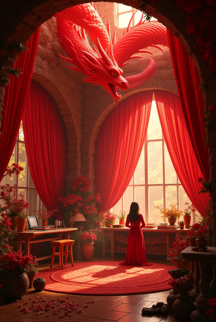 Another smaller space as an art room with myths of RD