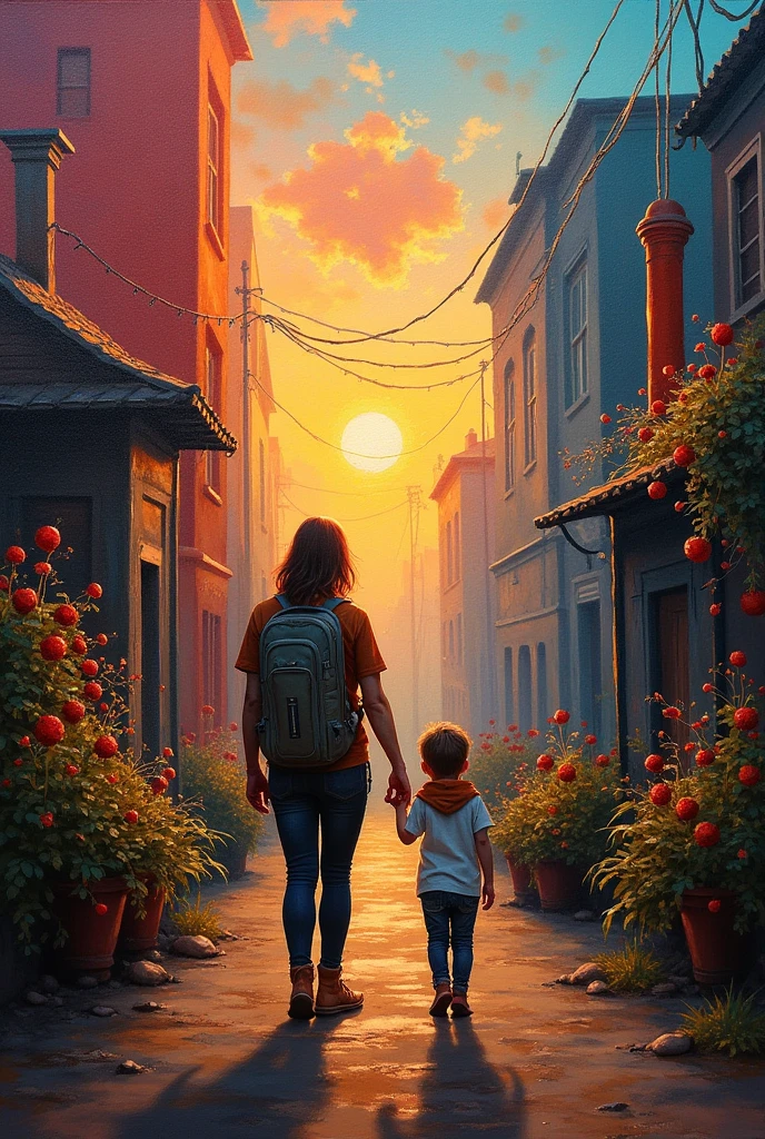 Create an oil painting from my picture