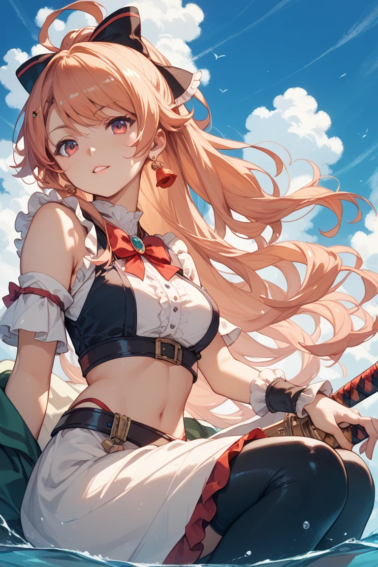 <lora:Shimokura Megu-000010:0.8>, (masterpiece, best quality:1), 1girl, solo, shimokura megu, long hair, blue eyes, pointy ears, horns, halo, goggles on head, looking at viewer, uppeer body