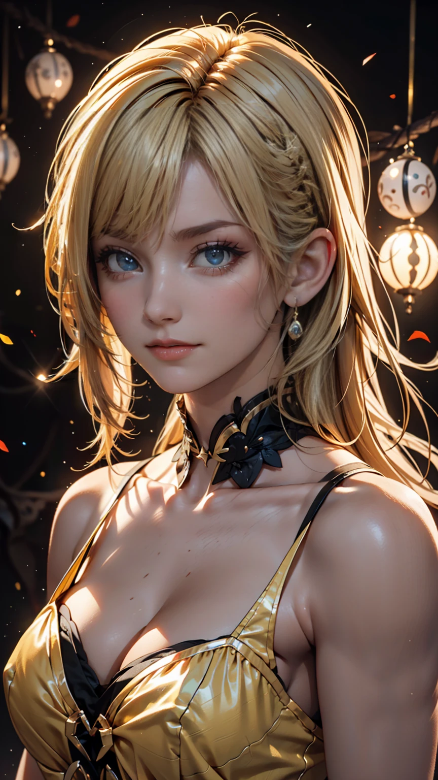 1 beautifull kitsune queen wearing a golden armor, hands behind, hairs covering ears,blonde hairs, french braid, hair hide ear, hime cut, very long hair, heart-shaped pupils, animal ears,european face, fox ears,"long orange fox ears with black tips", covering ears, kemonomimi mode,tail emanating(9 tails fox),huge tits, large hips with golden armor,((fully clothed)), "all skin covered by golden armor", no nsfw, high detail, depth of field, masterpiece, anatomically correct, high quality, award winning,(masterpiece, best quality),sunny,((extremely detailed background)), traditional temple, facing viewer,action pose,Beautiful Finger,Beautiful long legs,Beautiful body,Beautiful Nose, perfect face,(mature:1.1),(milf:1.1),(mature female:1.3),make up,parted lips,(shiny skin:1.3),(perfect female body:1.2),(gorgeous detailed skin),(detailed hair), masterpiece, high quality, highres, absurdres,(beautiful and aesthetic:1.2), beautiful hand, 4k, 8k, perfect balance, detailed aqua eyes, perfect eyes, expressive eyes, looking at viewer, expressionless, ray_tracing,intricate details,depth of field, extremely delicate and beautiful, (Beautiful,), (beautiful_face:1.5)