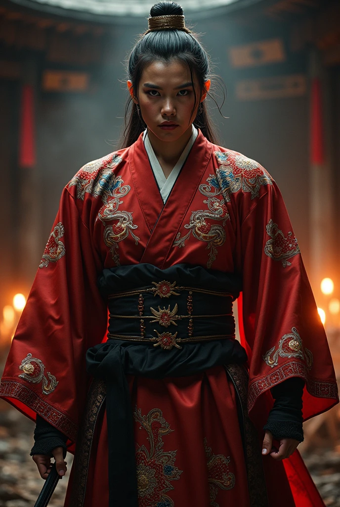 In a hashira uniform