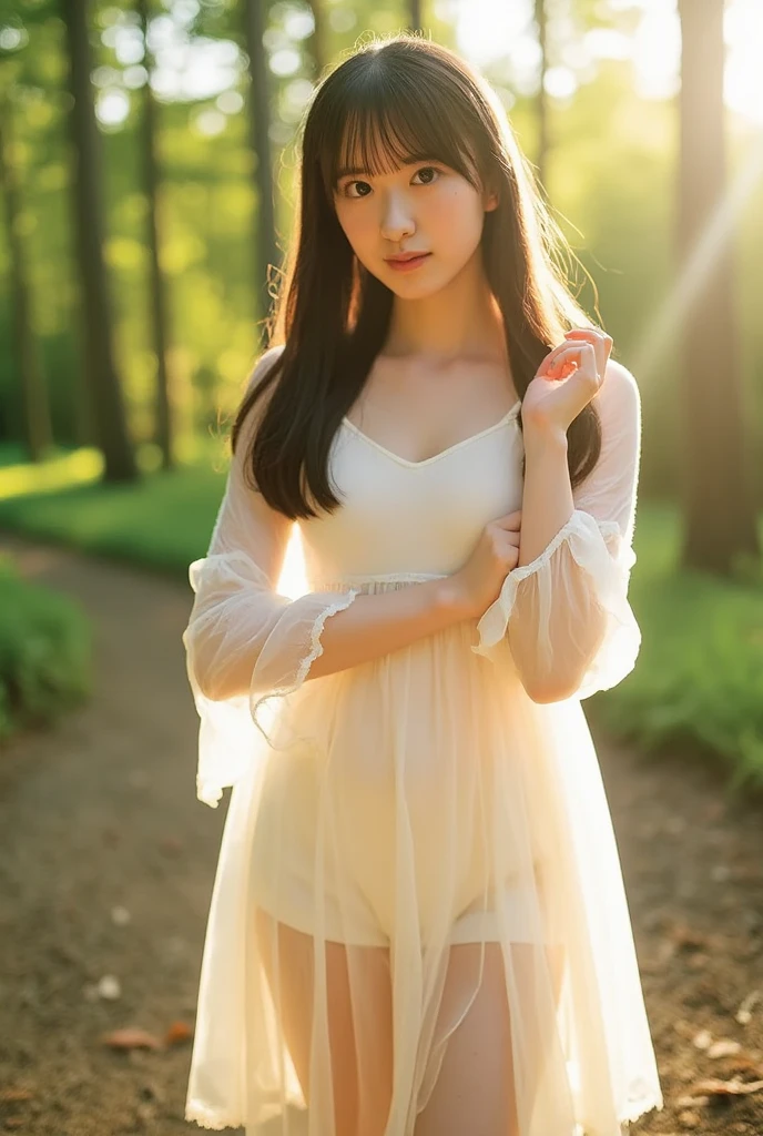 highest quality、16K High Resolution、Super detailed、masterpiece、Live Shooting、Photorealistic:1.4、Hyperrealism:1.4、Sharp focus、Very delicate and beautiful、Fine details、(Advertising photo for luxury cosmetics), Fashion Model, View your viewers, mini skirt、(The wind blows her skirt up, revealing her white panties)、lavender, Flower Field, The wind blows through, Flowing Hair ,smile, elegant, Highly detailed face, Fine grain, Shiny skin, Glossy Lips、(Clothing:1.2)、skirtlift、(At SFW)