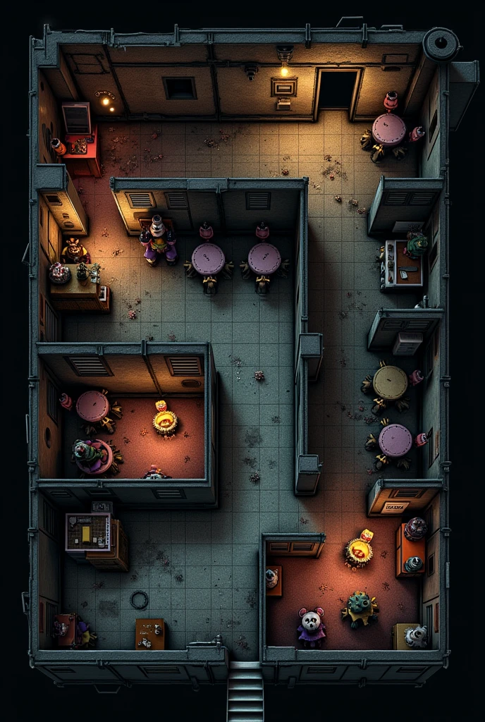 A fnaf map layout