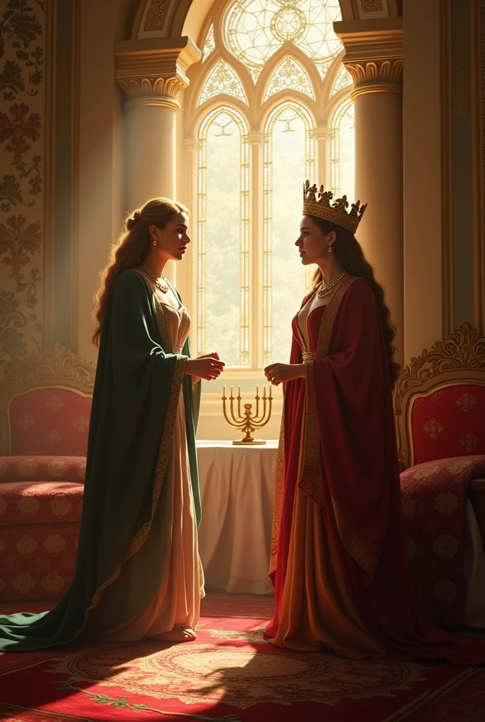 HADASSAH AND QUEEN ESTHER TALKING