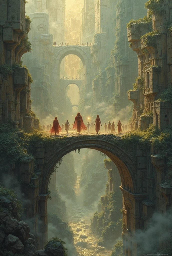 Bridge full of entities