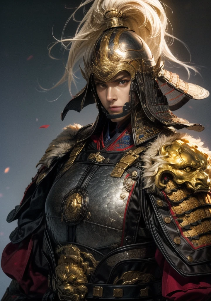 Han Dynasty scenery 、 Three Kingdoms、 whole body、( Armor ,4K,8k, high res,Great Performance:1.2)、very detailed,  high res,HyperHD、  studio lighting  、 Ultra high quality images   、  sharp focus 、  physics-based rendering 、 very detailed explanation、  professional 、 of bright colors、Traditional Chinese drawing techniques 、  Ambient light、 of bright colors 대비、very detailed目と顔、  meme, girl detail 、 Light on the face、young man in black armor、(Chinese armour  : 1.2)、eyes are green ,  in perfect condition , ((( )))、 anatomically correct 、 Vivid gestures :1.3、 are available Very complete facial details，hair, (( hairดำ)),  Black skin, ( ???????????),  ????? bone visible 