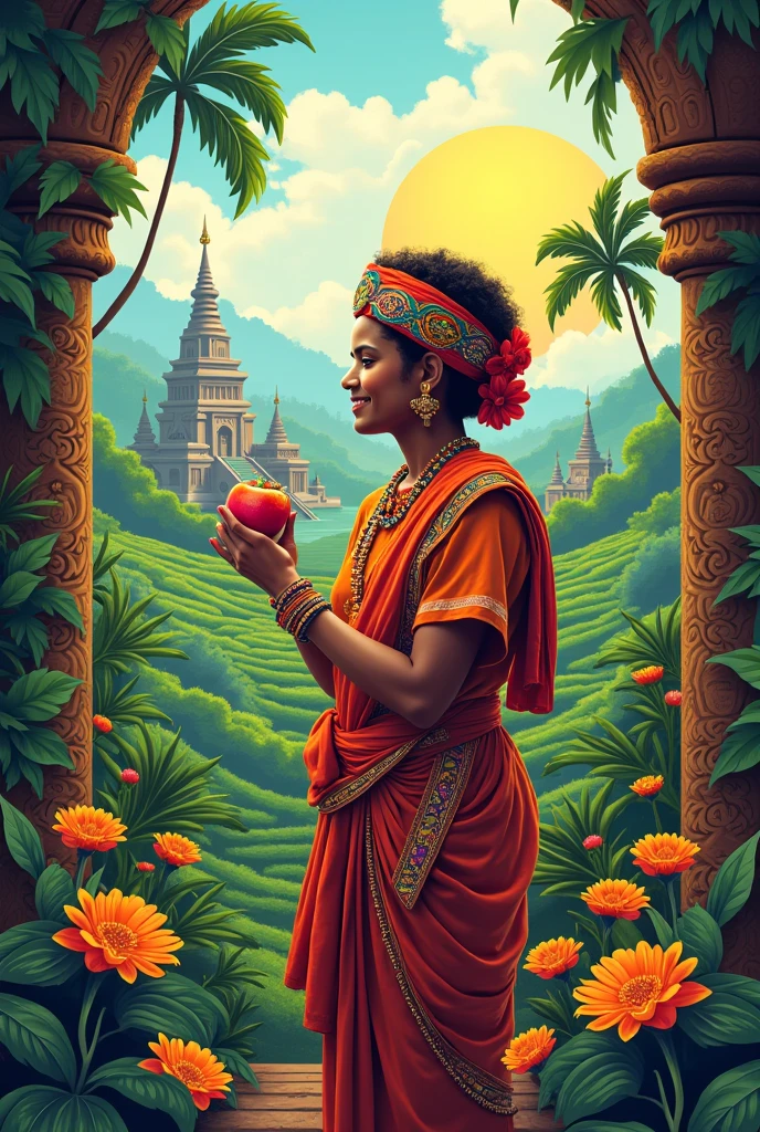 im created a ne facebook page. its name "CEYLONE AI" please make profile image srilankan vibe