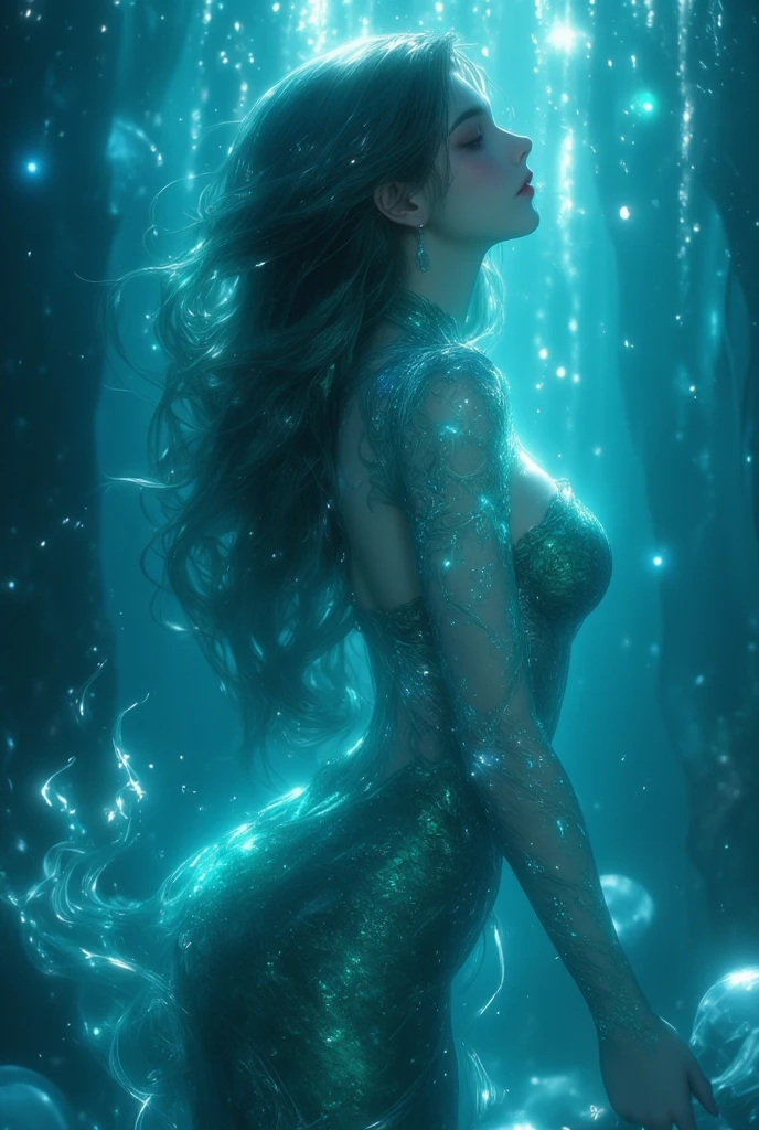 ((Original photo: 1.2)), (Realistic: 1.4), A woman, (Abs: 1), (Big breasts: 3.5), (Glutes: 1.2), (Full body), (Sports figure), Uncut, frozen crystal texture branch background, harsh climate, strong wind, skin cream, clear skin texture, clear pores, pale skin, ((sweat)), rabbit ears on the head, fox tail behind him, gemstone hanging from the forehead, double eyelids, ((light blue eyes)), (shiny eyes), Beautiful and delicate girl, (very detailed eyes and face), beautiful detailed eyes, ridiculous, incredibly ridiculous, huge file size, super detailed, high resolution, very detailed, best quality, masterpiece, ((full body skin clinging to diamonds and crystals, glitter tassels drooping, extreme details shining with diamond sparkle, very low cut)), very detailed, amazing power, fine details, masterpiece, best quality, light on face, studio lighting, 1girl, (((dynamic pose))), ((glowing skin)), ((glowing face)), (((no panties))), (dynamic wind blowing from below), (dynamic arms), ((raised knees, legs apart), (underwater, water in the sky), water reflection, (bare feet, camel toes), 16k, super detail, (anatomically correct), textured skin, best quality, surrealism, realism, masterpiece --auto