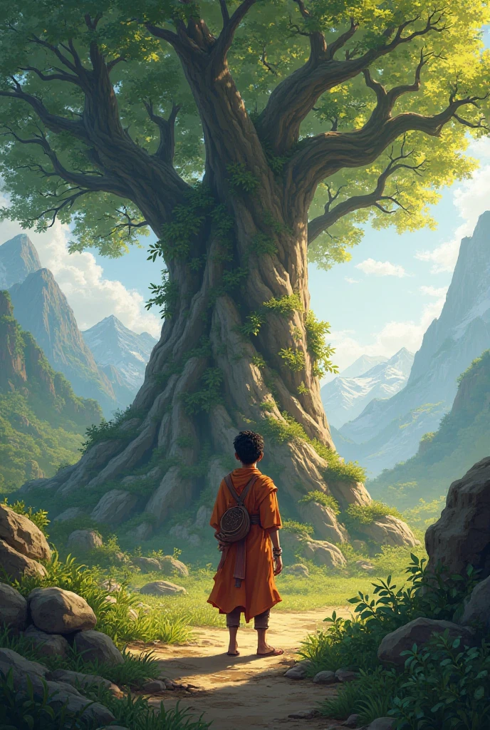 But one day a little prince—his name was Aranya—decided to learn the secret of the tree. Although he was young, his heart was braver than a mountain.