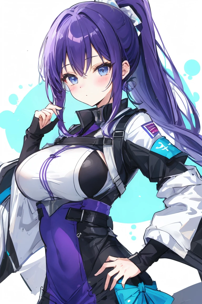 projektmelody, <lora:melody-lora-nochekaiser:1>,
melody, hair ornament, multicolored hair, ponytail, purple hair, sidelocks, streaked hair, triangle hair ornament, two-tone hair, aqua eyes,
BREAK ponytail, bandaid, bandaid on face, bandaid on nose, belt, black gloves, black leotard, blue belt, denim, denim shorts, fingerless gloves, gloves, hood, hood down, hooded jacket, jacket, leotard, purple belt, short shorts, shorts, white hood, white jacket, white shorts,
BREAK looking at viewer,
BREAK indoors,
BREAK <lyco:GoodHands-beta2:1>, (masterpiece:1.2), best quality, high resolution, unity 8k wallpaper, (illustration:0.8), (beautiful detailed eyes:1.6), extremely detailed face, perfect lighting, extremely detailed CG, (perfect hands, perfect anatomy),