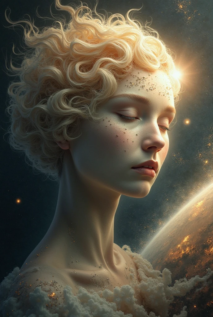 Venus have a face in the solar system