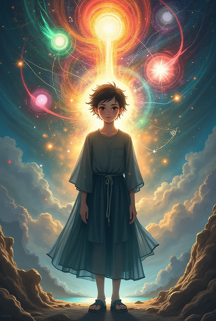 create an image of ren with the theme of 8 multiple Intelligences 