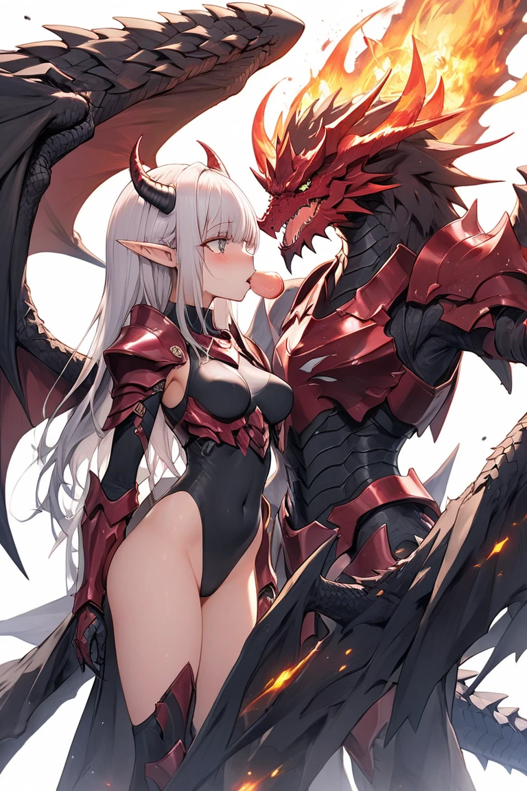 Beautiful Devil,((Get on top(Phantom Beast,red dragon)))