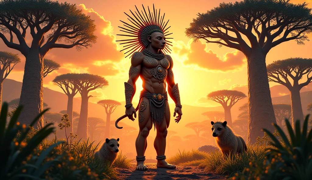 Make the image of the African entity ALA