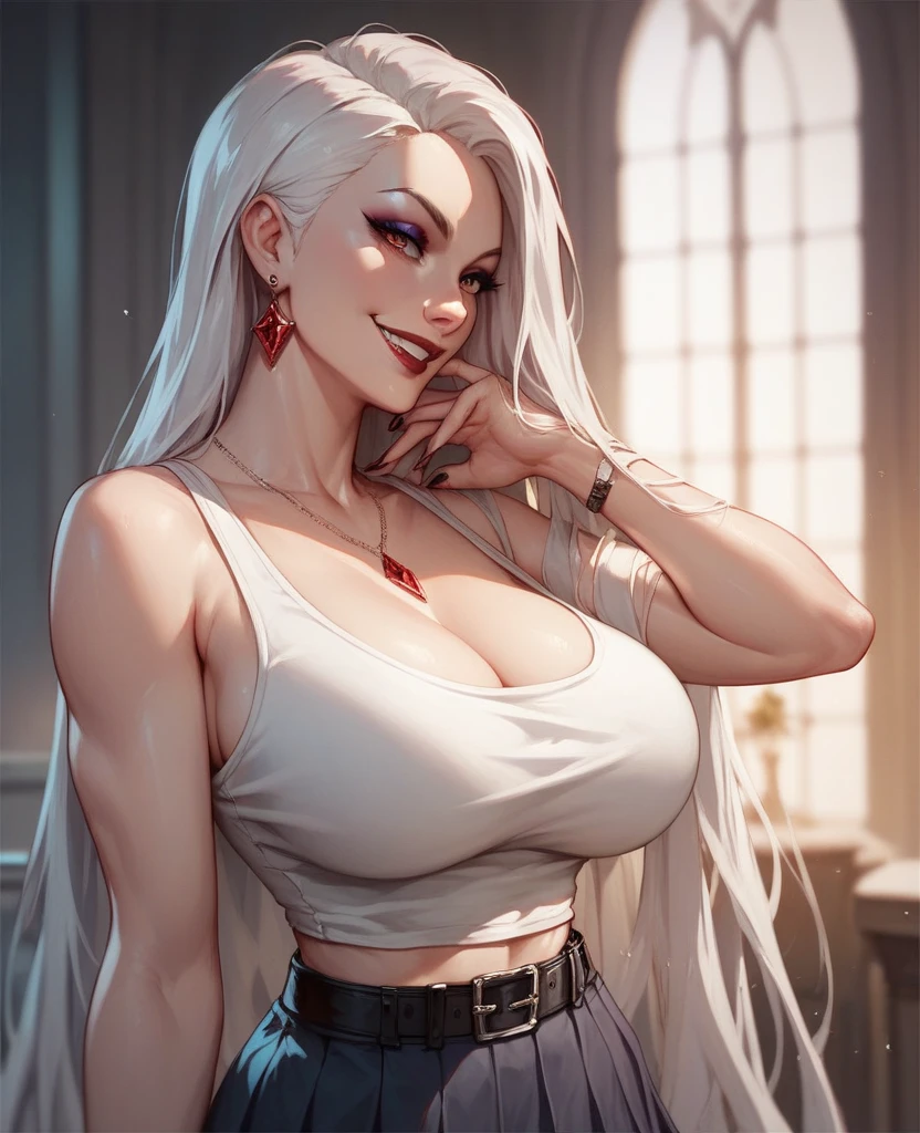 (1girl in:1.3)、独奏、__body-parts__、Official art、unity 8k wall paper、ultra-detailliert、Beautifully Aesthetic、Beautiful fece、White hair、Colossal tits、masterpiece、top-quality、Fantastic atmosphere、Calm palette、Engaging pose、Calm mood、Soft shading、Nurse、Charm spelling、Duties of a nurse、Gorgeous Jewelry