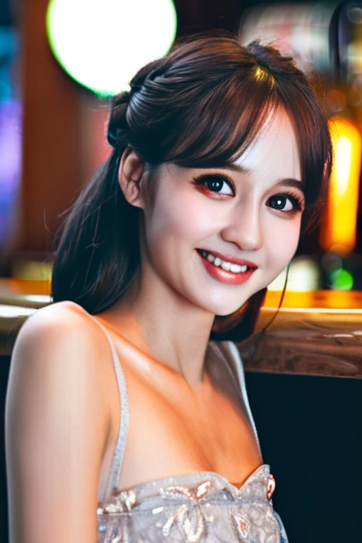 Low angle shot of a bunny girl、Casino Background、 (Highest quality、4K、8k、High Resolution、masterpiece:1.2)、Super detailed、(Real、Photorealistic、Photorealistic:1.37)、Detailed eyes、Detailed face、gorgeous、elegant、Impression