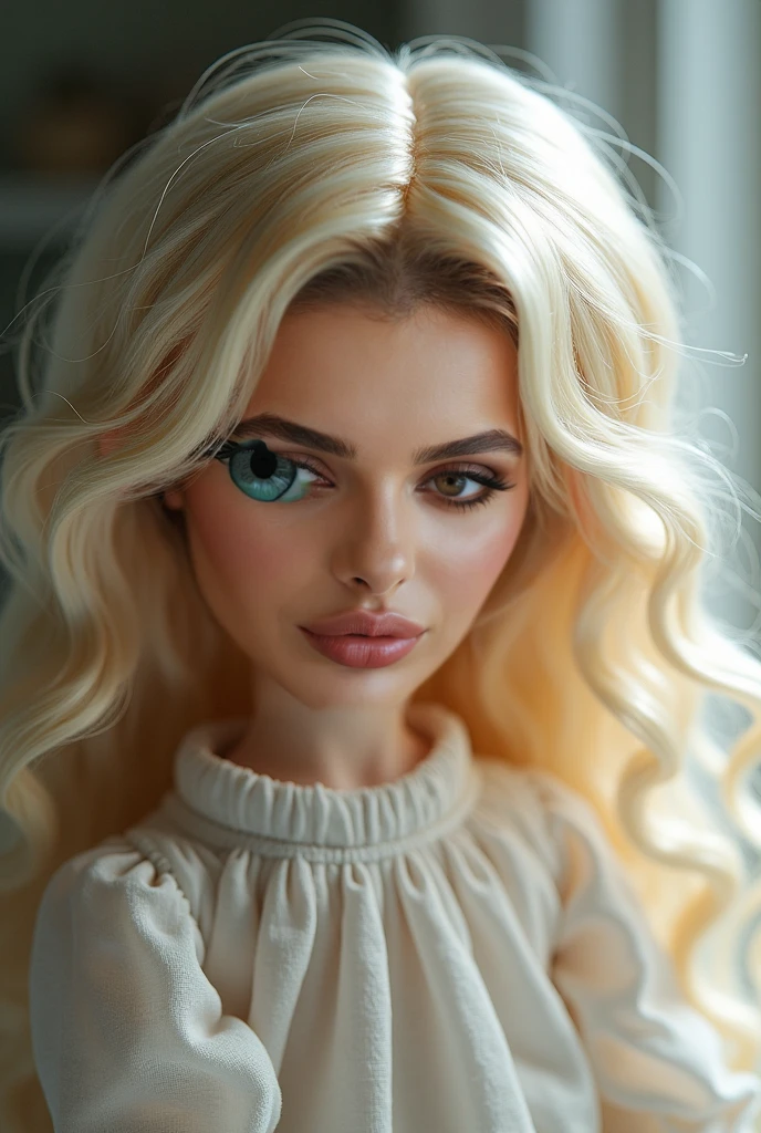 a photo of fetchingbutterfly wearing a tight white shirt, focus on shoulders, close up, collar, choker,stunningly beautiful woman, seductive <lora:fetchingbutterfly_v1:1>