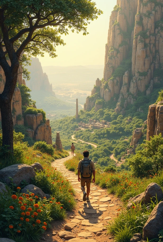 A hiking path that leads to Egypt 