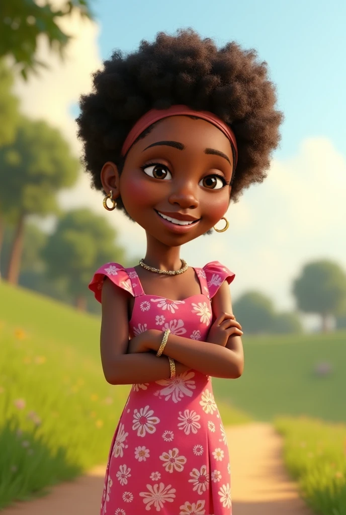 (masterpiece),(best quality),(ultra-detailed), (full body:1.2), black man, male, short hair, teenage, typical african clothing, black clothes, prince, light smile, turban, African, cover in back, :3, afro clothes, blurry, black hair, brown hair, flower, background abstract, sunset (beautiful detailed face), (beautiful detailed eyes), flower, outdoors