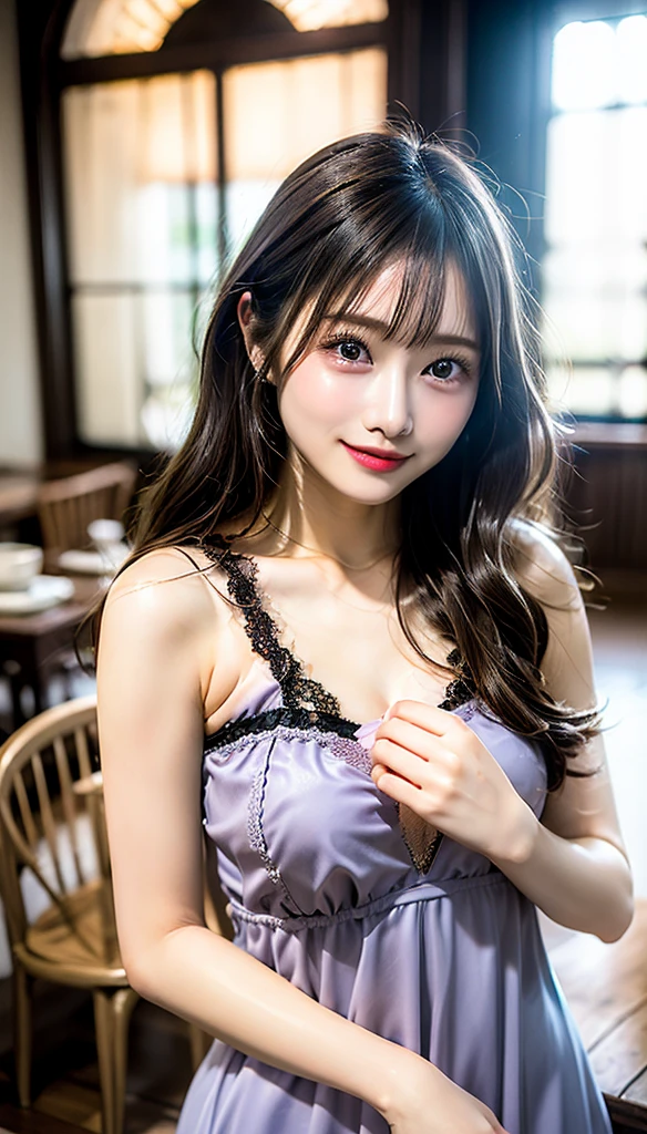 (Best-quality, Masterpiece, Ultra-High-Resolution, (Photorealistic:1.4), Raw Photo, depth of field, professional lighting, perfect anatomy, extremely details), (sitting in luxury-hotel-bar), 1girl, 15-years-old, the most famous Japanese idol, ((completely drunk, busted on cocaine, get high on cocaine)), (wearing gorgeous-lacy dress with gorgeous-design), grinning, ((extremely cute realistic-face like the most popular Japanese idol, ((extremely cute and extremely big realistic-eyes)), extremely beautiful and extremely realistic hair)), (((extremely beautiful and extremely realistic skins))), detailed luxury-hotel-bar, detailed gorgeous-lacy-dress-with-gorgeous-design
