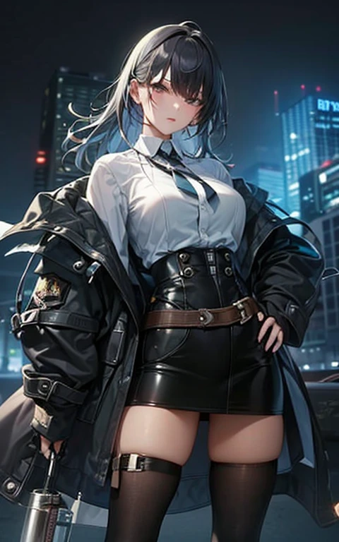 Kitten still (DXD), 1 Girl, police, cap, Policewoman, Small Breasts,