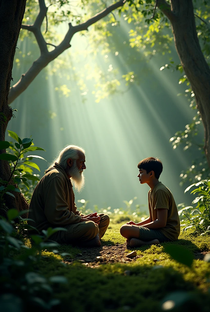 জনি সিং মিয়া খলিফা জঙ্গলে বসিয়ে গল্প করতাছে