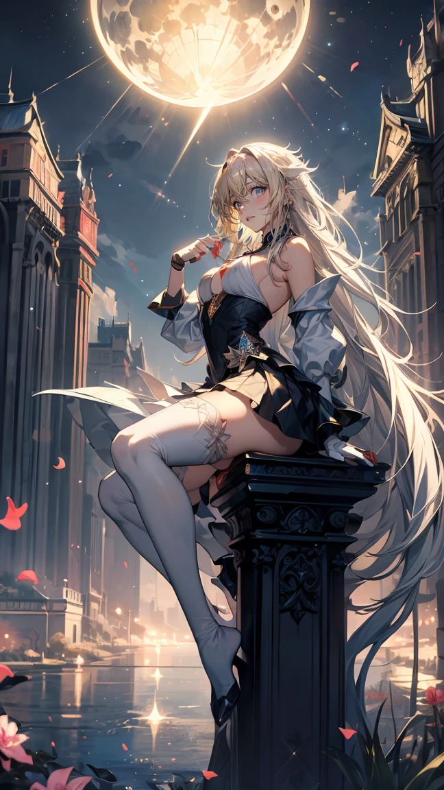 (Spiritual image:1.3), a matured woman with long black hair and a white outfit, (at a rock place in a desert:1.2), (meditating above magic circle written on ground:1.2, under starly sky:1.3, sitting Indian-styles:1.5, Yoga posing:1.1, with opening legs and rising knee:1.5, with cross-legged:1.5, rift and open your arms:1.3, in Arabic ancient ruins:1.3), (floating Bible:1.2), Arabic, (Post apocalyptic:0.2), from arknights, artwork in the style of guweiz, bodyesbian, fine details. girls frontline, beautiful anime illustration, from girls frontline, by Yang J, stunning, 28 years old, (milf:1.3), (solo:1.5), (sfw:1.25), (sagging breast, fuge breasts, big tits, thin waist, big ass:1.2), Raised sexy, (dark mahogany medium short hair, updo, hair over one eye, asymmetric hair, Carly hair, low tied braids),(musulman, white Headscarfs, hair bands, head vandage, Turban), (ultra high resolution, 8K RAW photo, photo realistics, thin outline:1.3, clear focus), best qualtiy, cinematic lighting, textile shading, blurry back ground, field depth, bokeh, (Bright pupils, fine detailed beautiful eyes with highlight:1.3, high detailed face), Red lip, fine realistic skins:1.1, looking up viewers:1.3, (dynamic angle:1.3, front view:1.1, tight focus:1.3, from above:1.2), (dynamic posing:1.5, sexy posing:1.2, leaning forward), ((open your mouth:1.3)), (seductive smiling:1.2), centered image, (wearing white long jacket and clothes, wearing white robes:1.3, ((bare breast:1.37)), platinum ornaments, rolling white clothes around waist, dark brown long leather boots:1.3, translucent lace pantyhose), (((correct anatomy:1.5, perfect anatomy:1.37))), ((outdoor:1.2, in a night:1.3)),