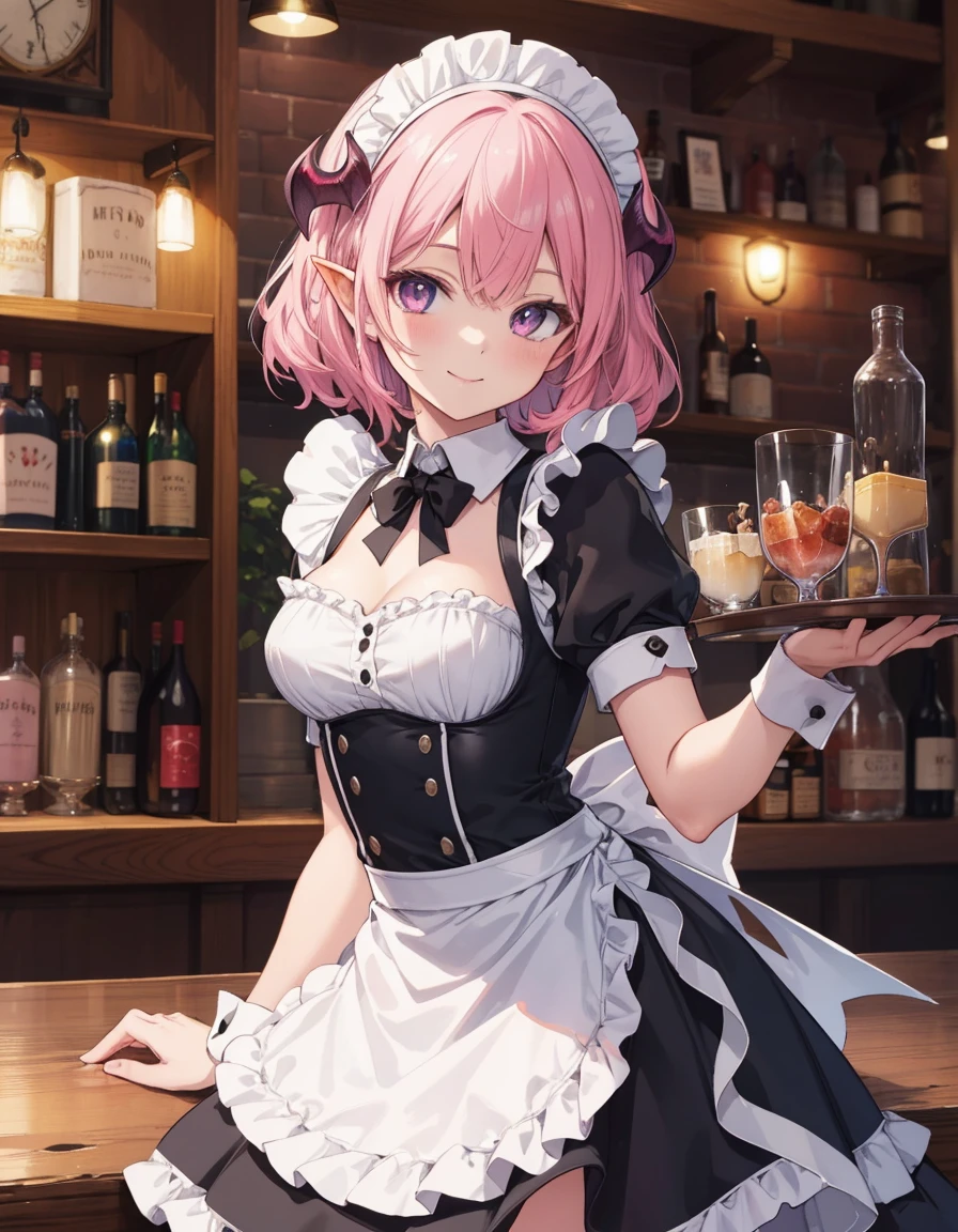 Top Quality, 8K, 4K, High Definition, Detail, Astolfo, FGO, Women, Bright Restaurant, Flat Breasts, Long Braids, Lots of Customers,