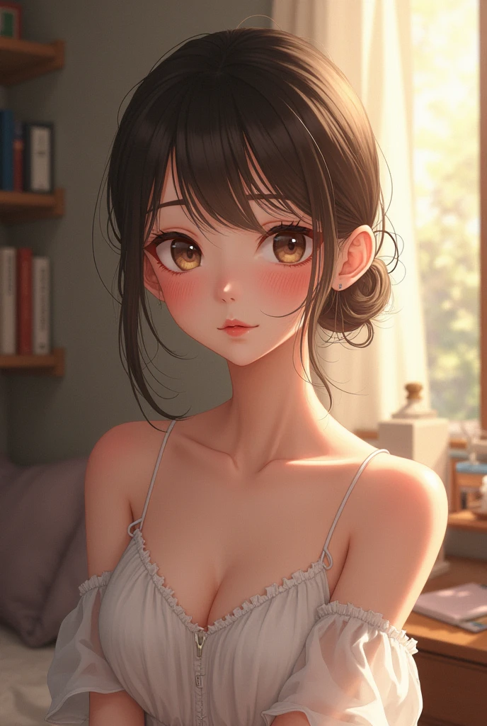 Realistic photos、Pay attention to the cute faces of junior high school girls、Skinny girl、All Nude