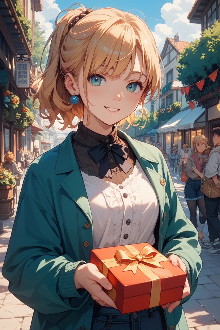 「Naru Naru」（means to become）Make the character called a stylish image with a Ghibli style font！I want to give a gift to my long-distance boyfriend！