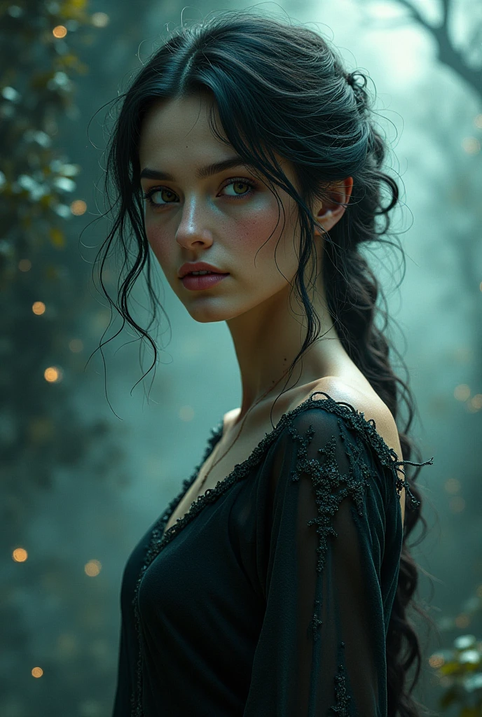 Who is the image of a very pretty woman full of curses