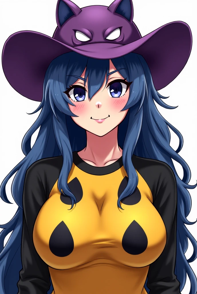 <lora:coconut:0.8>,(outline),border,(inzaniak:1.2),1girl,blue_hair,blue_eyes,lemon_hair_ornament,see-through,midriff,blue_headwear,blue_shirt,food-themed_hair_ornament,animal_ears,v_over_mouth,shirt,blue_skirt,goma_(u_p),belt,see-through_sleeves
